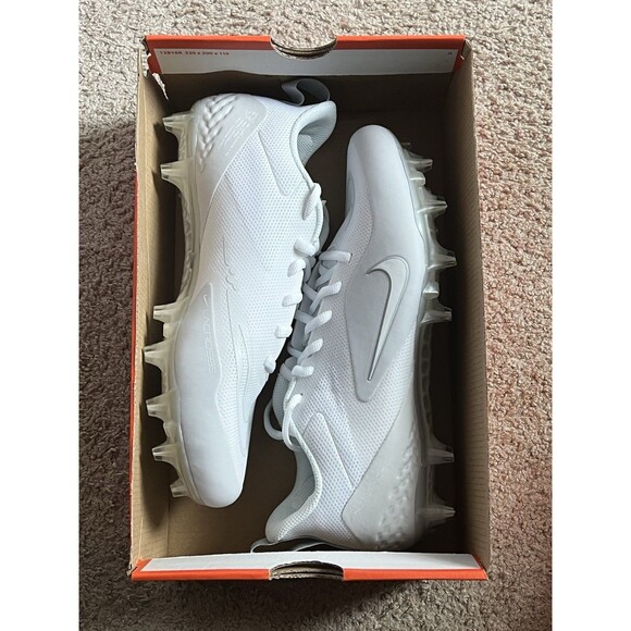 Nike Alpha Huarache 8 Pro Lacrosse Cleats White Mens Sizes CW4439-110 main image 7